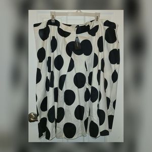Lane Bryant Polka Dot Skirt